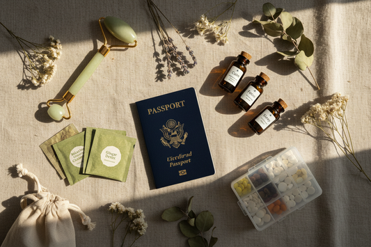 How to Create a Travel Wellness Kit (That Actually Fits in Your Bag)
